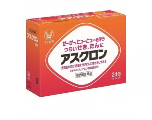 日本 大正製藥 ASCLON 止咳藥 顆粒型咳嗽喉嚨不適使用