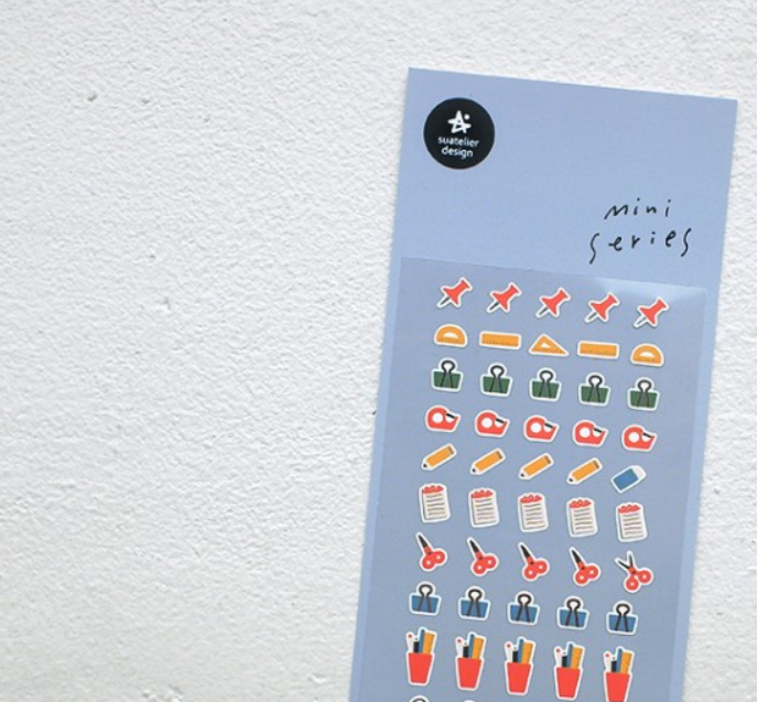 迷你點綴用貼紙 文具｜ SUATELIER 韓國