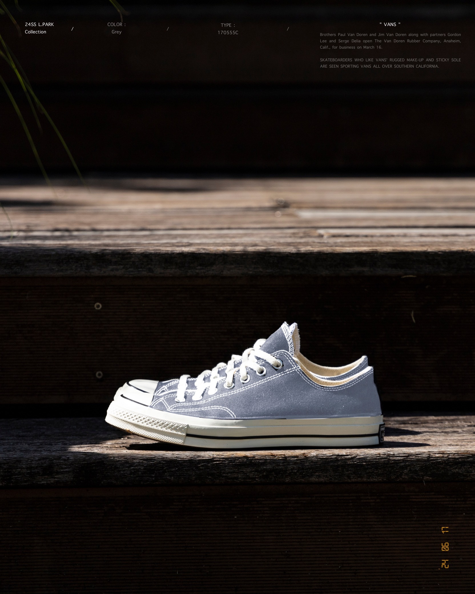 CONVERSE - Chuck Taylor All Star ’70 - Grey " 170555C "