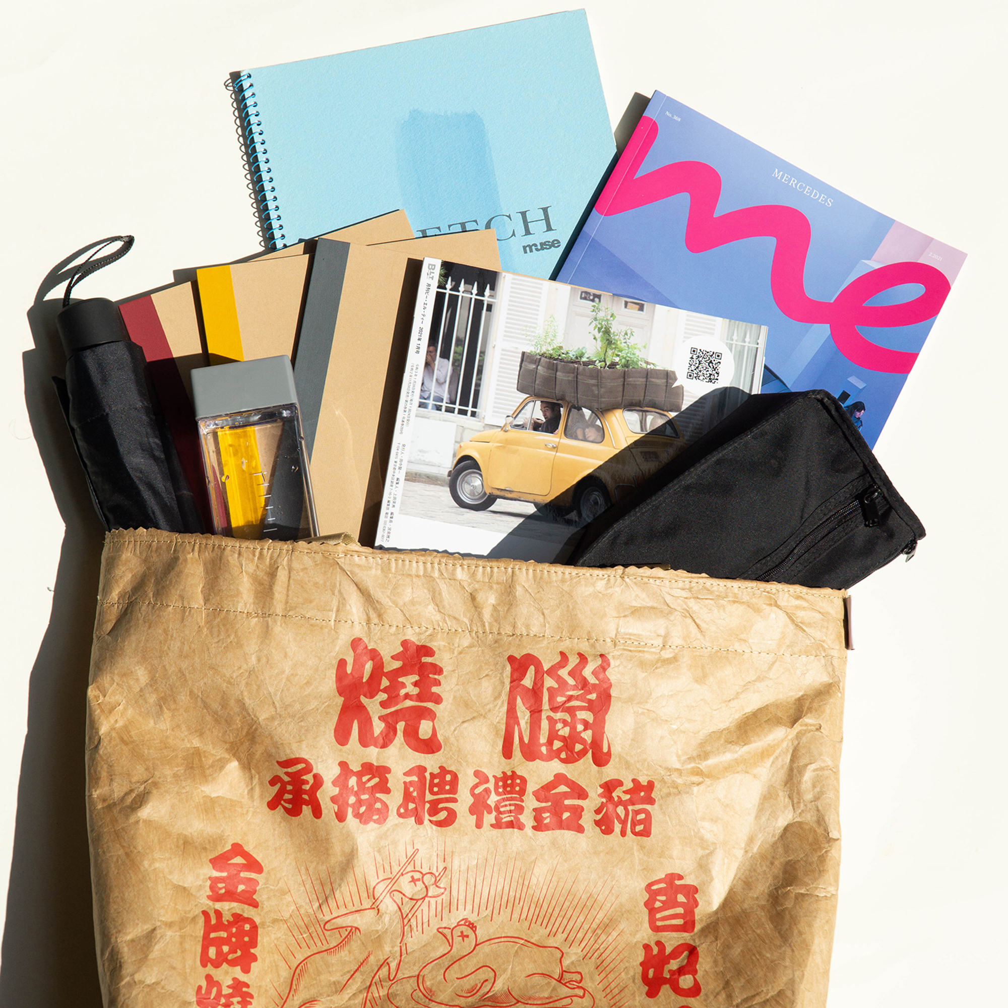 香港猿創 燒味袋-單肩袋