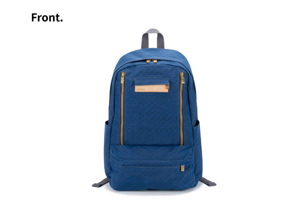 輕旅行後背包-海軍藍 SOS1381-225正面照