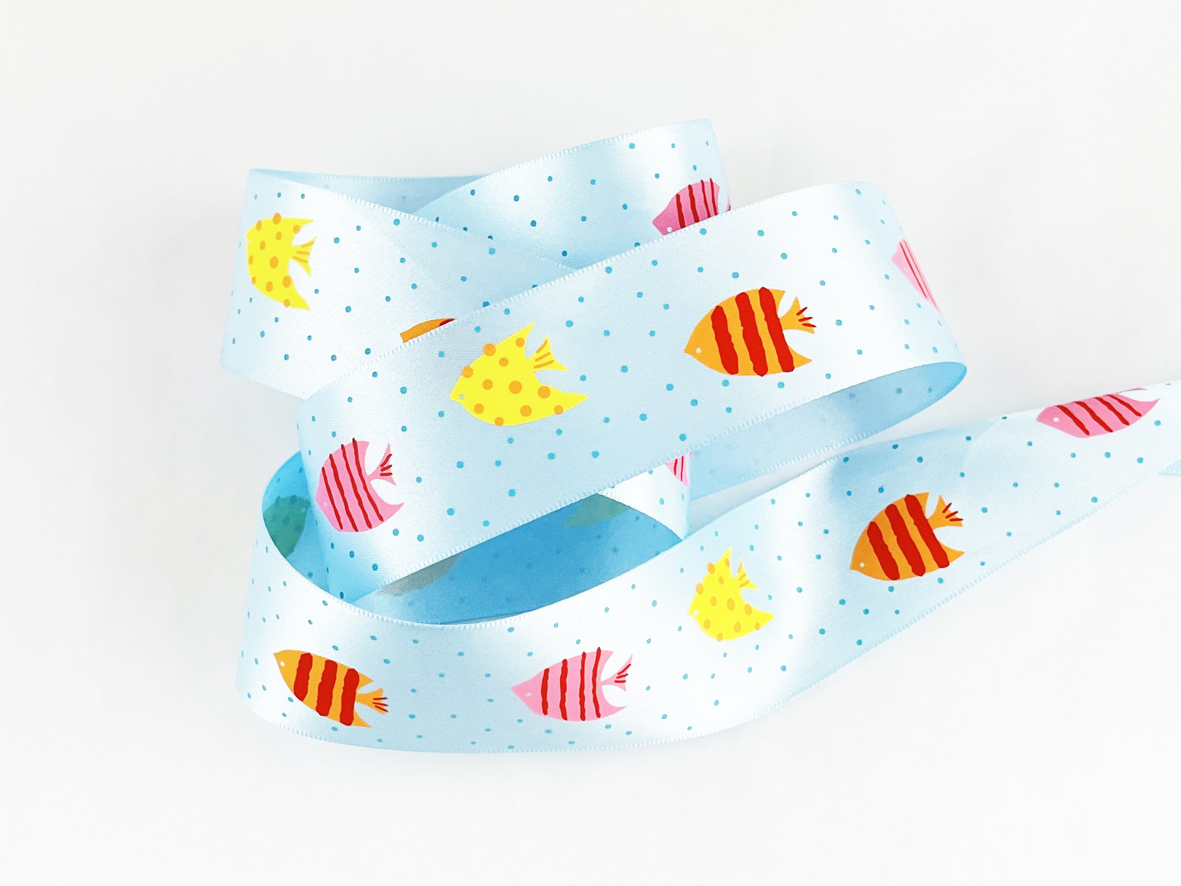 氣泡熱帶魚/雙緞面/38mm/3款