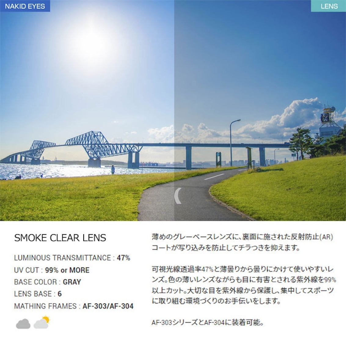 日本製 AirFly AF-304 C-4 女士運動太陽眼鏡