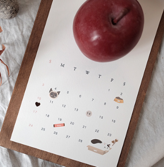 不透明款式 貓貓日常貼紙 各種貓｜SUATELIER 韓國