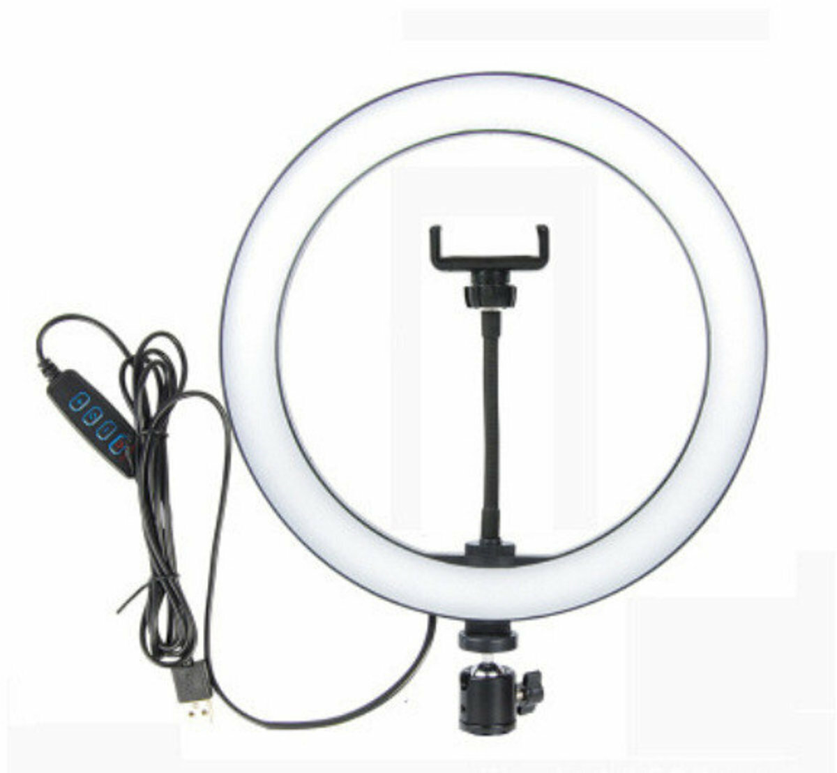 KL Live Lighting Mobile Phone Holder Special Artifact (26cm Fill Light + PTZ + Hose Mobile Phone Clamp)