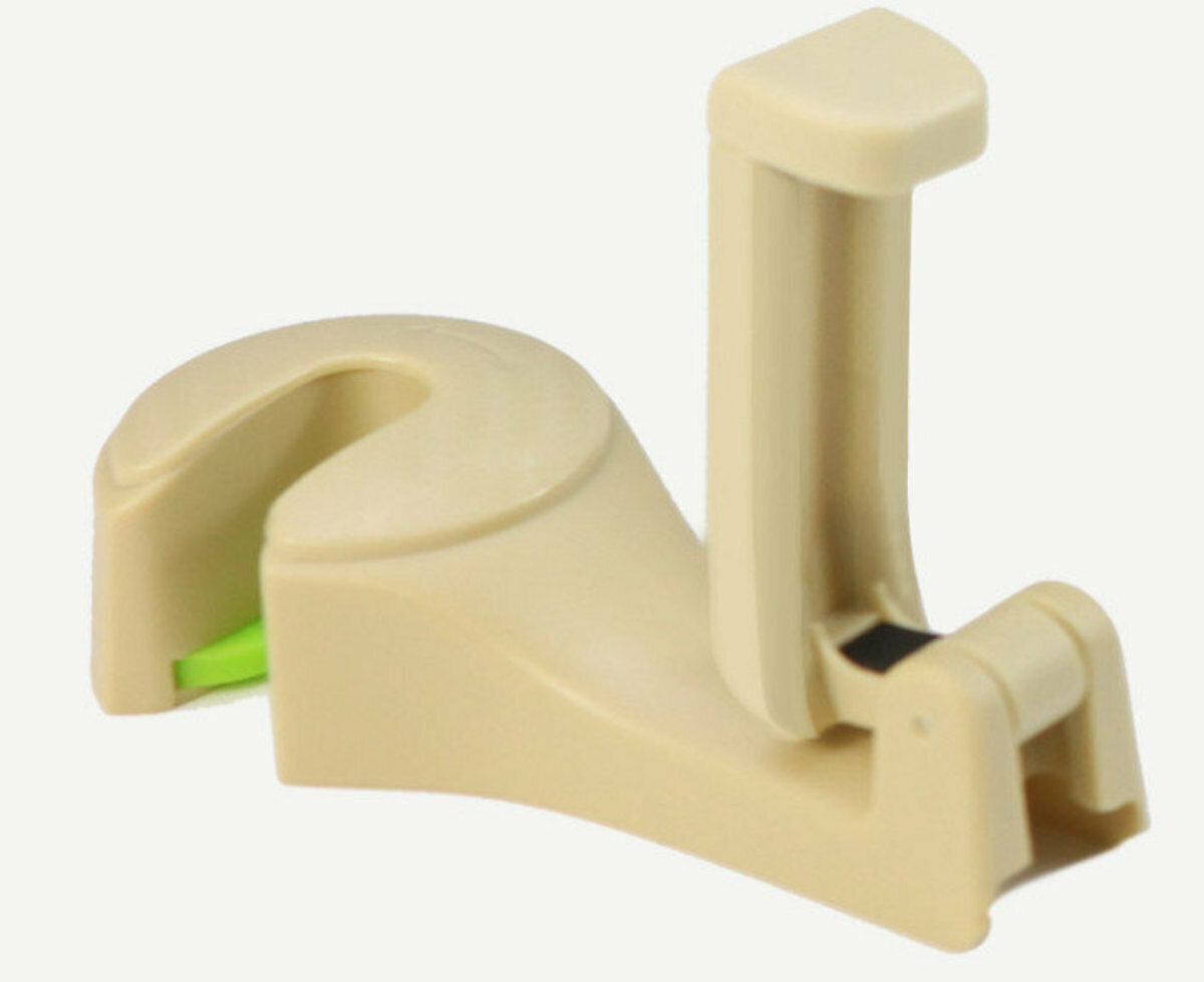 Multi-function seatback headrest hook for car (beige hanging phone)