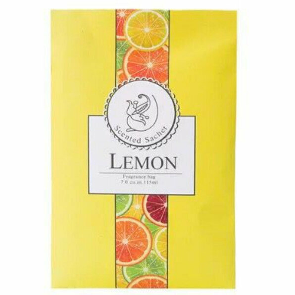 Car Aromatherapy Bag Wardrobe Sachet (Lemon) (Single Pack)