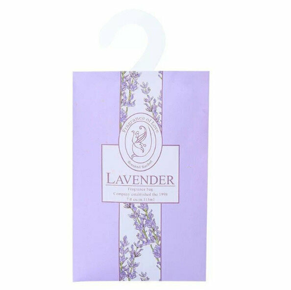 Car Aromatherapy Bag Wardrobe Sachet (Lavender) (Single Pack)