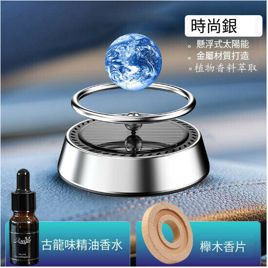 Car aromatherapy perfume ornaments (fashion silver planet perfume seat [cologne])