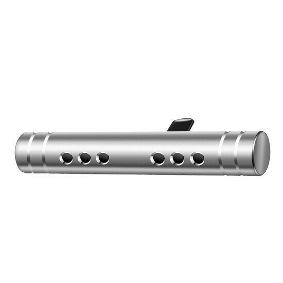 Aromatherapy stick in the car refillable core incense strip solid paste (silver)