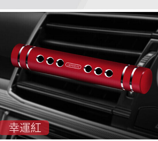 Aromatherapy stick in the car refillable core incense strip solid paste (red)