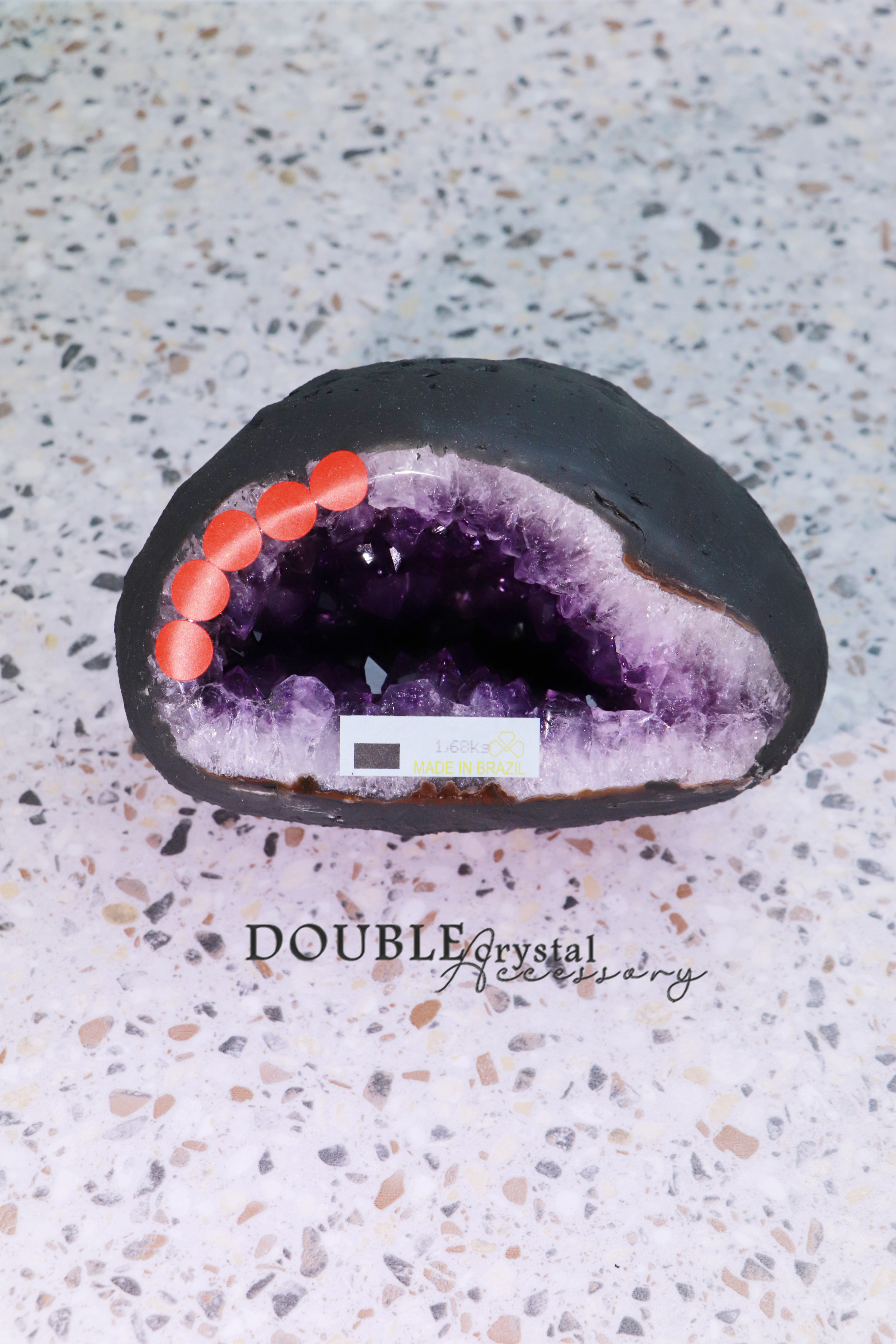 ［精品］巴西高等級紫晶洞．小山型