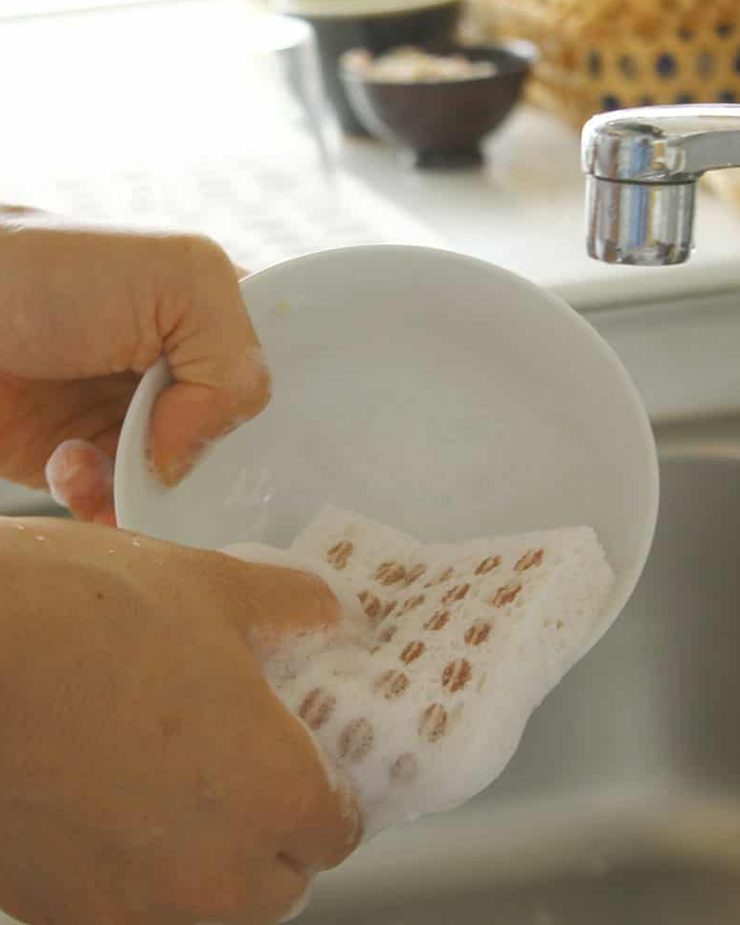 植物纖維吸水海綿 咖啡豆｜kata kata