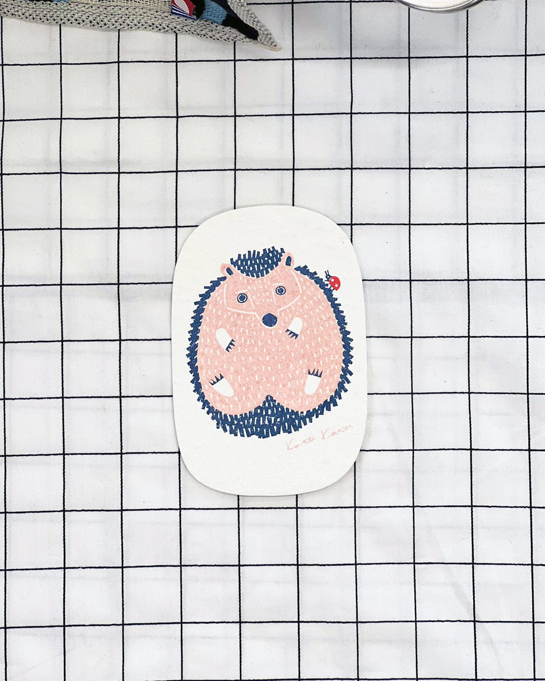 植物纖維吸水海綿 刺蝟｜kata kata