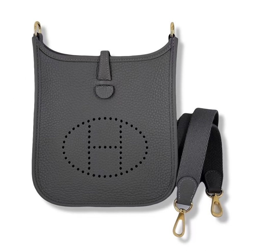 Hermes evelyne 16cm 積雲灰