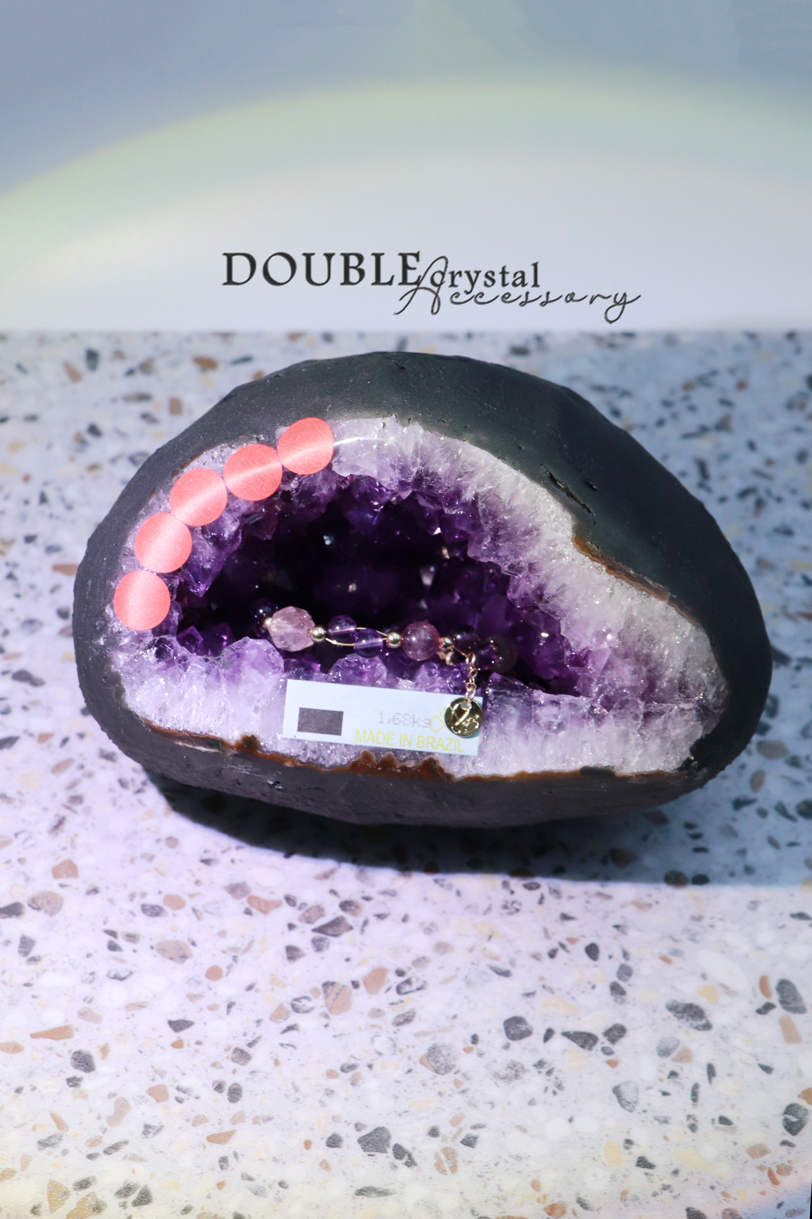 ［精品］巴西高等級紫晶洞．小山型