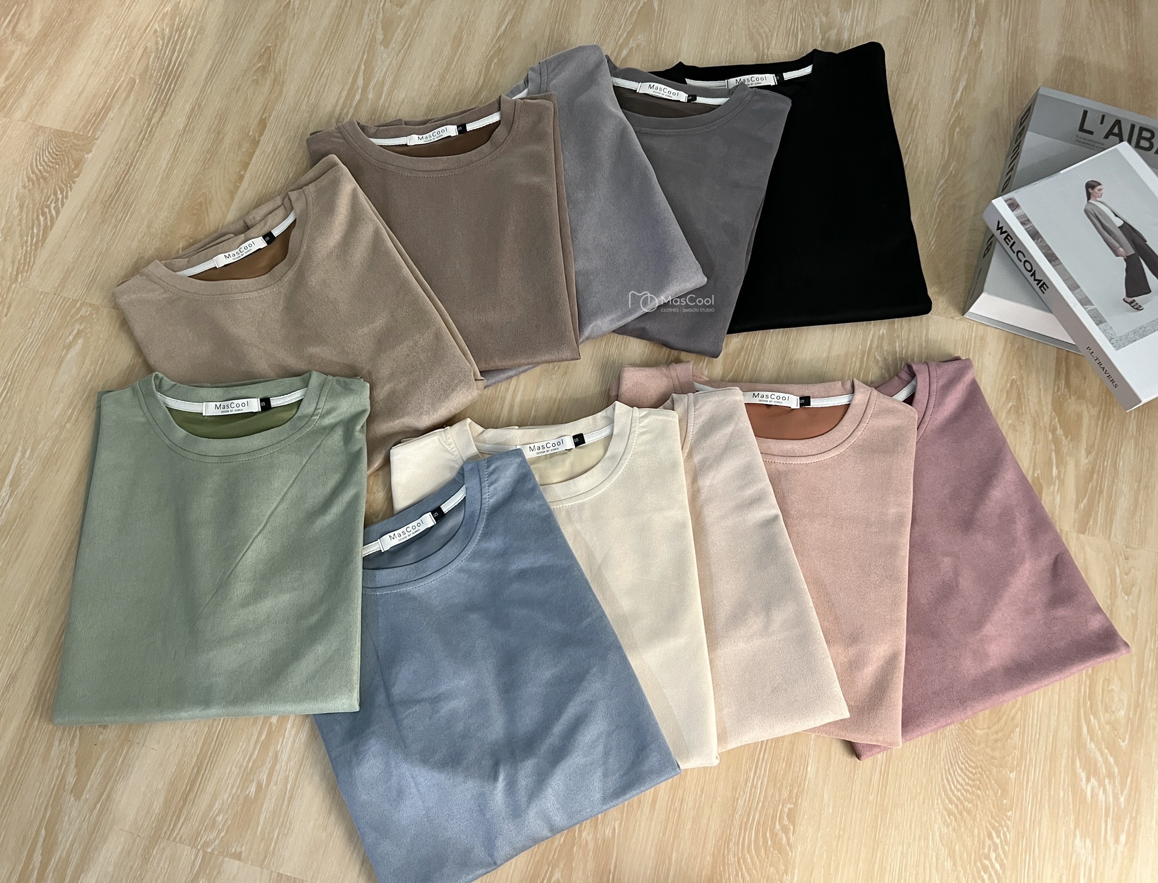 6274 素面麂皮短袖 任三件750