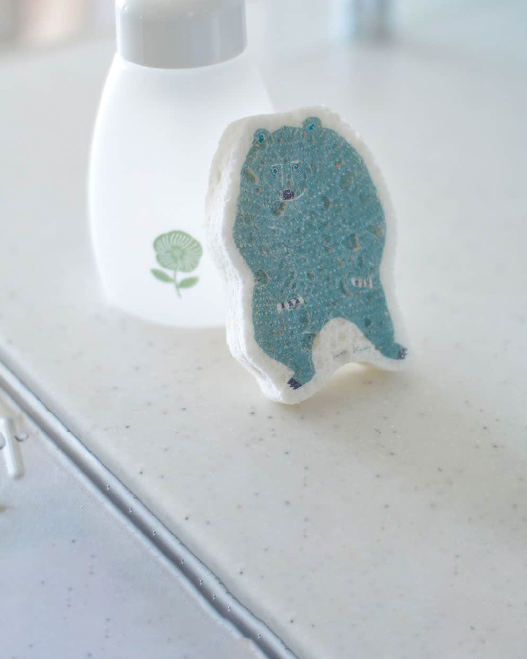 植物纖維吸水海綿 熊｜kata kata