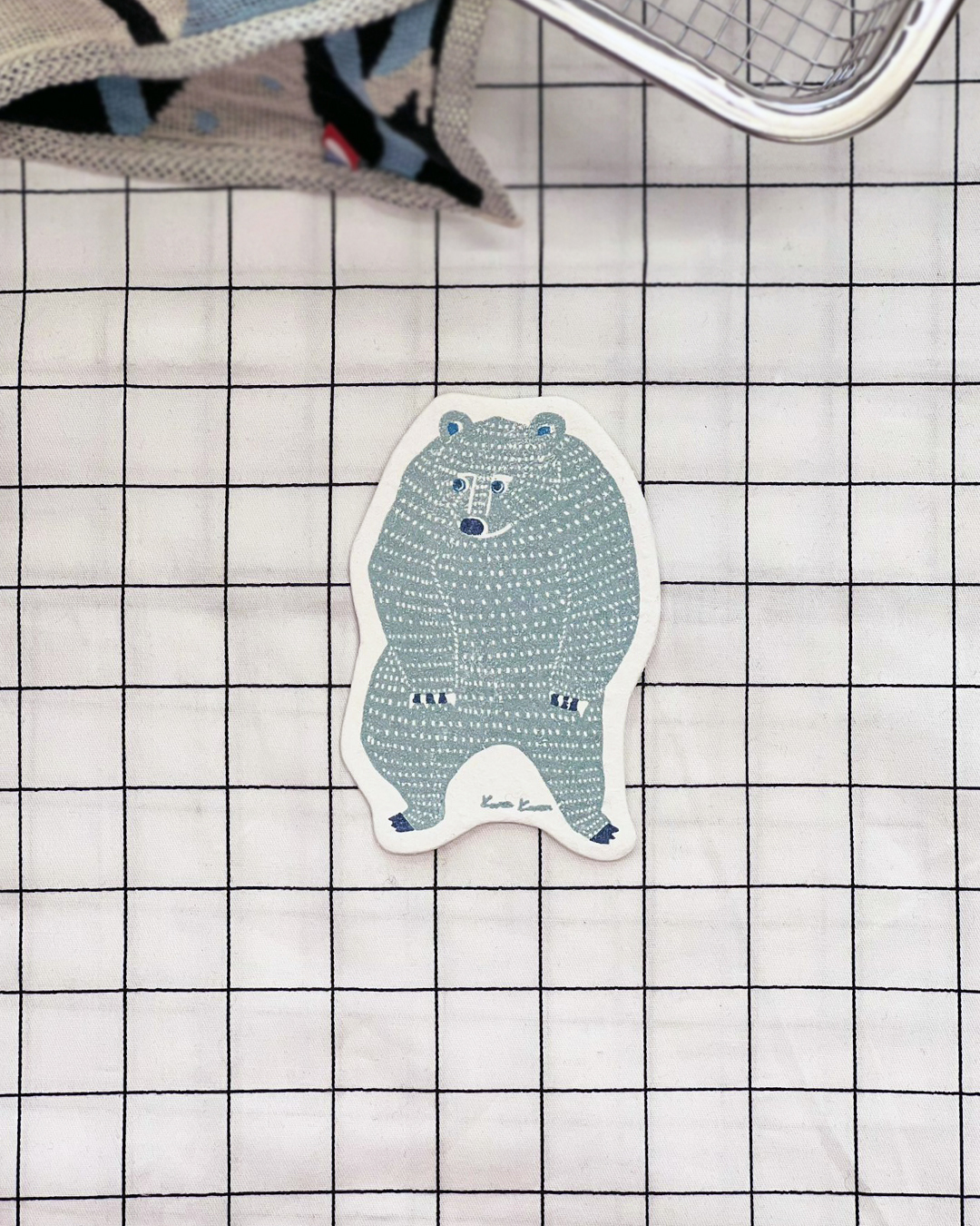 植物纖維吸水海綿 熊｜kata kata