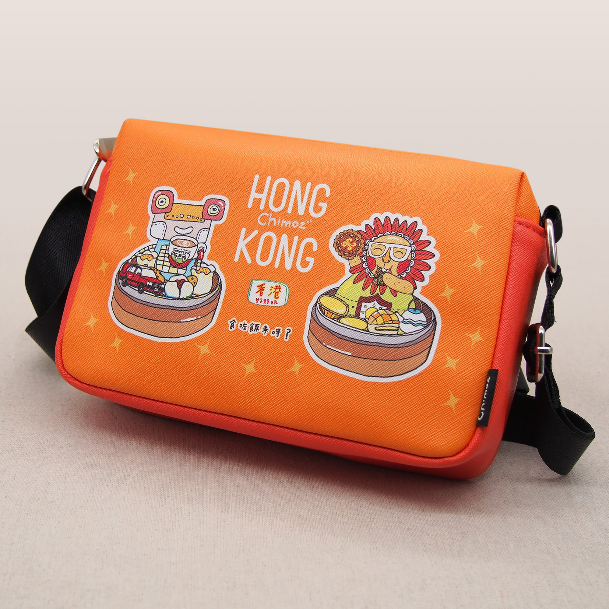 CHIMOZ X SANNIC SHOP illustrators collection chimoz hk (dim sum) shoulder bag