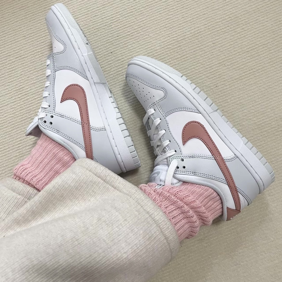 <快速出貨> Nike Dunk Low "Grey pink" 海鹽玫瑰粉 灰粉 低筒