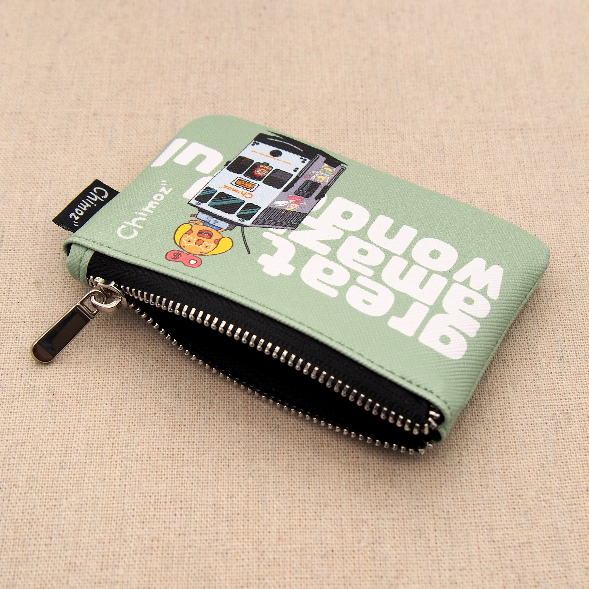CHIMOZ X SANNIC SHOP illustrators collection chimoz hk (hk tram) coin purse