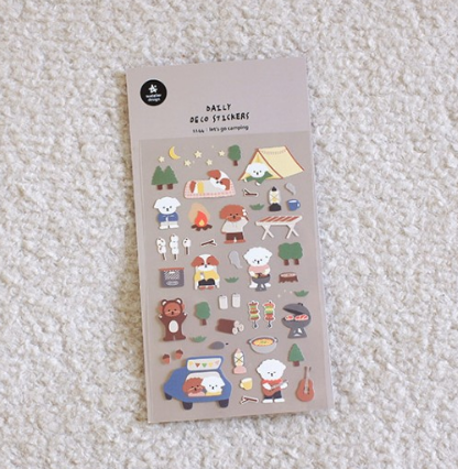 不透明款式 狗狗日常貼紙 狗狗露營｜SUATELIER 韓國