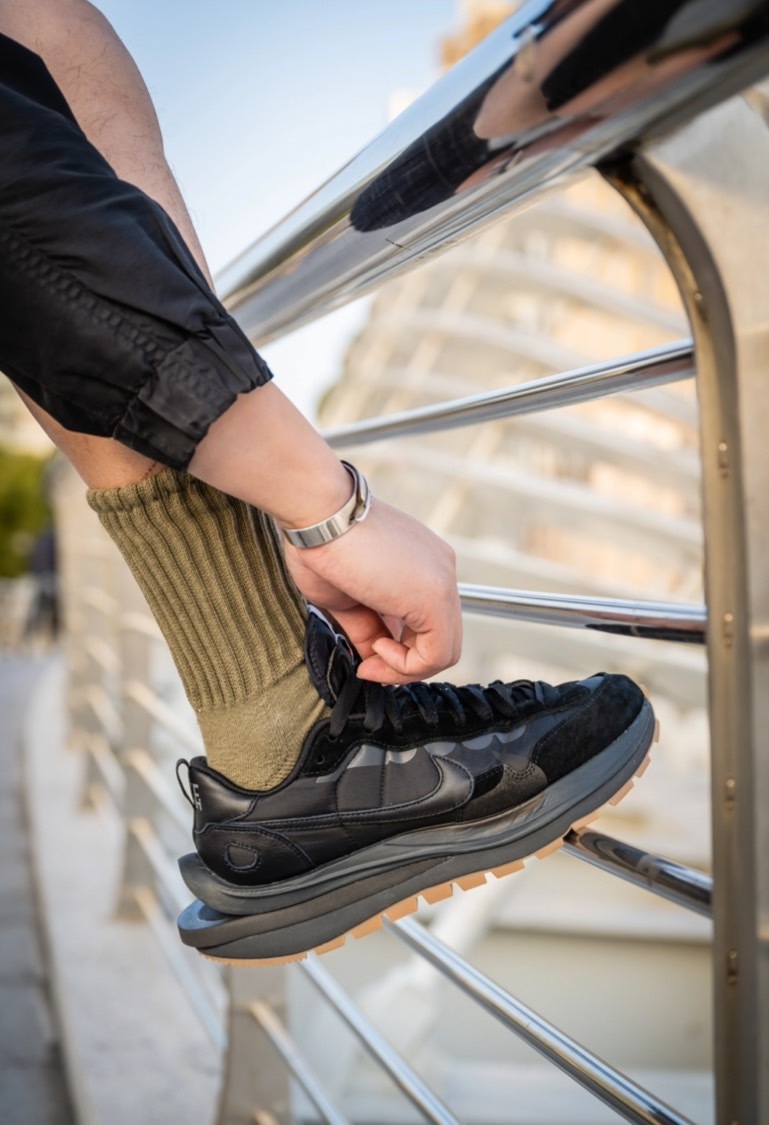 Sacai x Nike VaporWaffle black and gum 焦糖 黑生膠 DD1875001