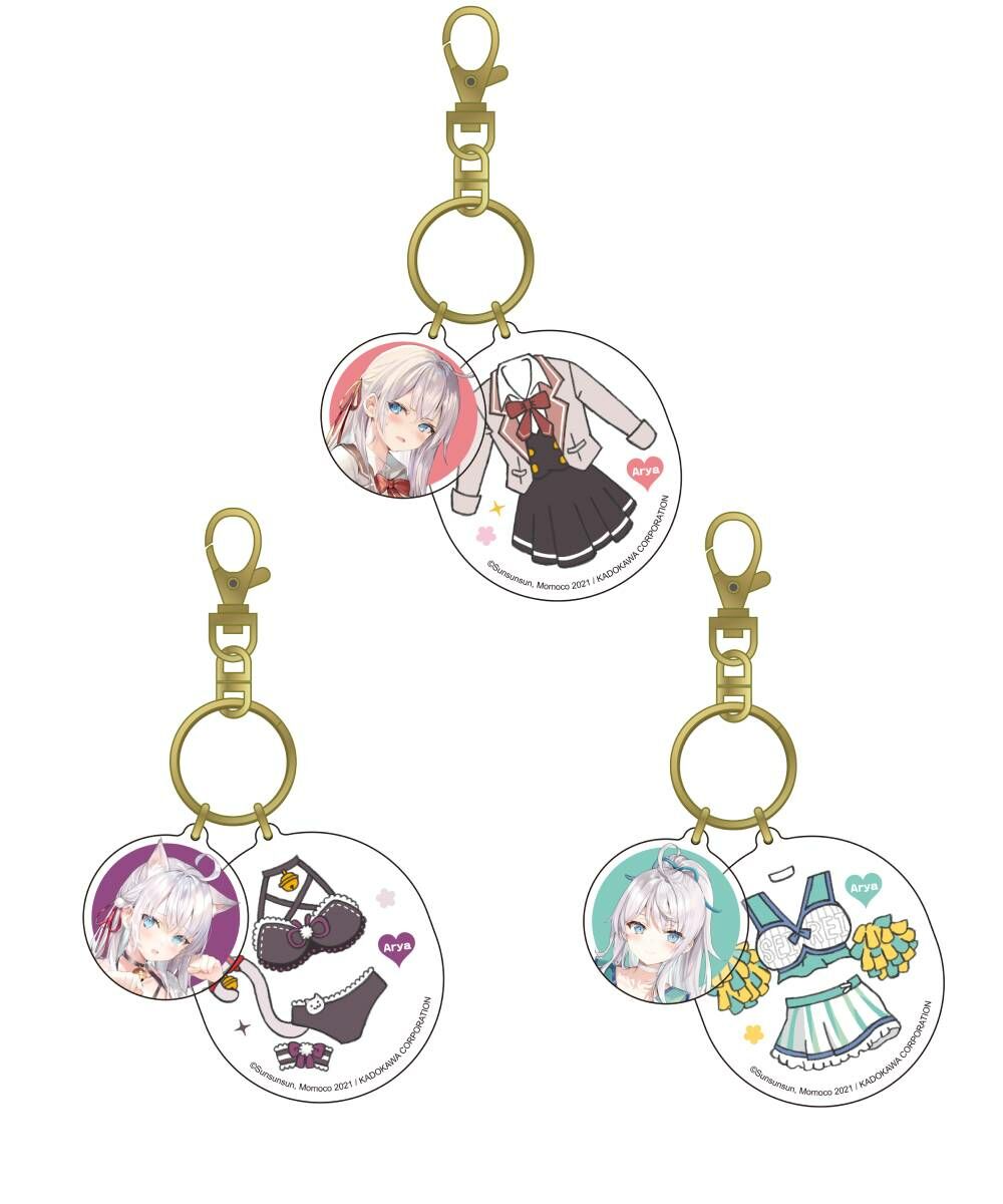 不時輕聲地以俄語遮羞的鄰座艾莉同學(原作)  制服壓克力鑰匙圈 系列 全3款