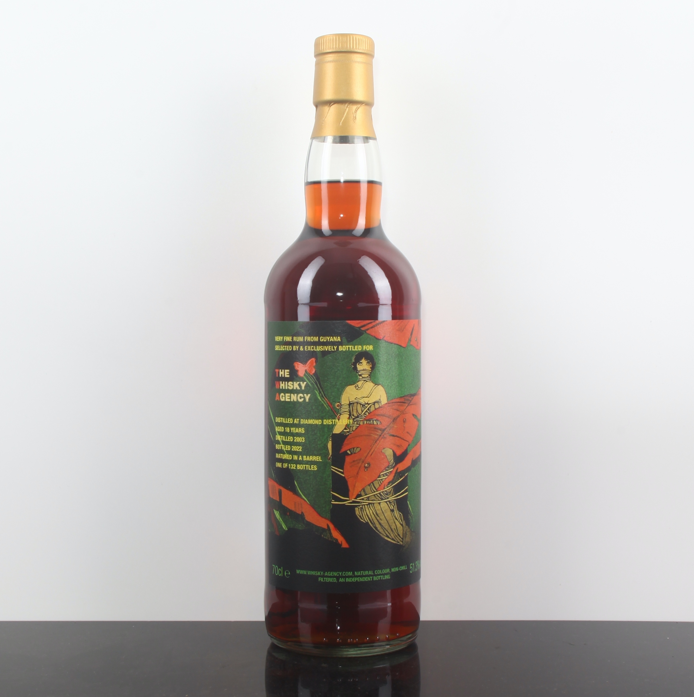 Guyana Rum (Diamond) 2003/2023 18YO 51.3% The Whisky Agency