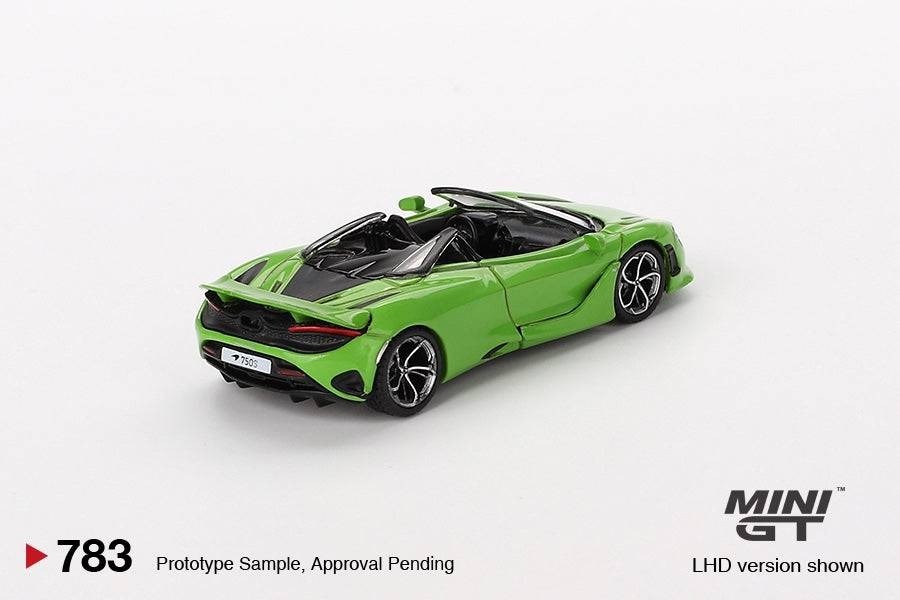 Mini GT 1/64 麥拉倫 McLaren 750S Spider Mantis Green LHD