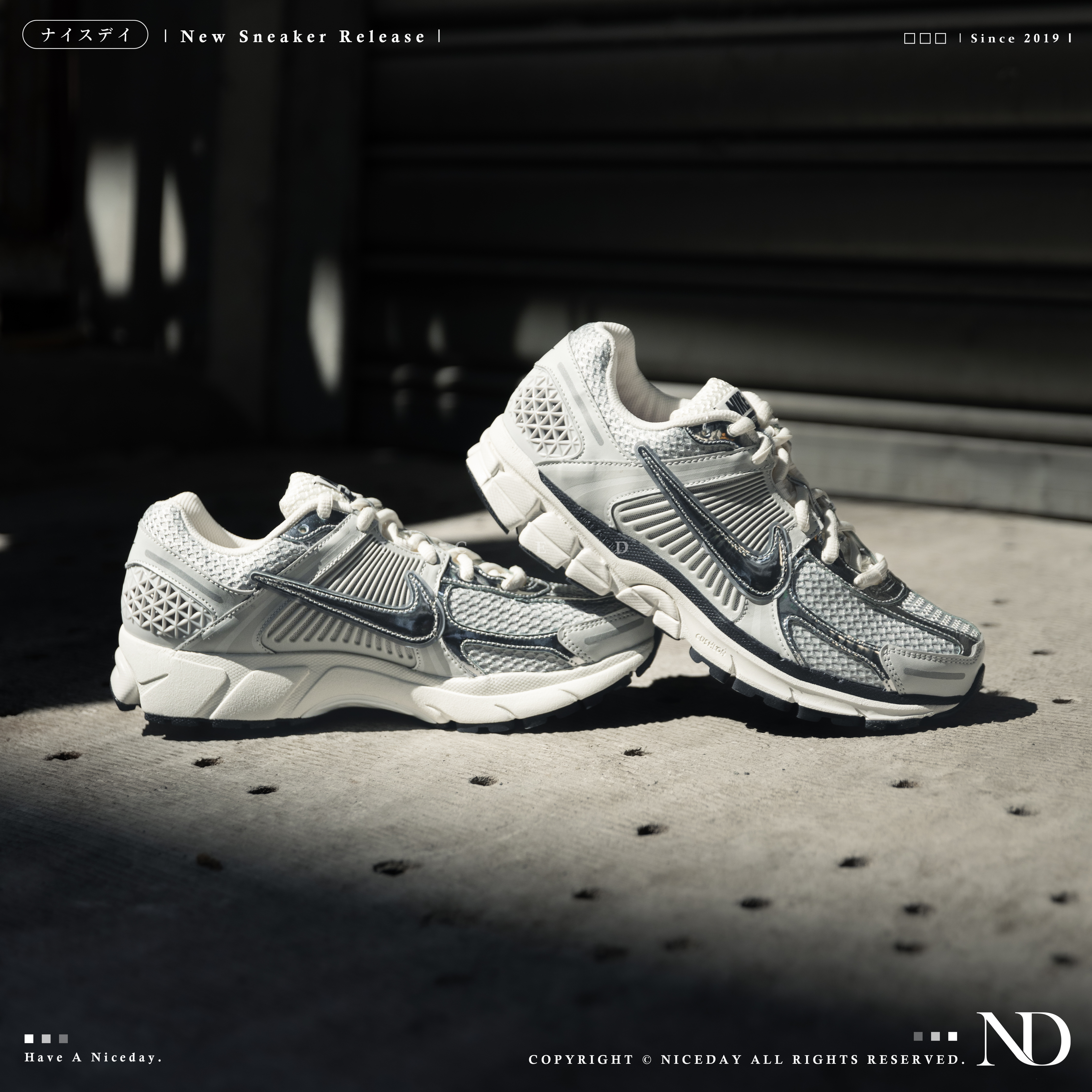 NICEDAY 代購 Nike Air Zoom Vomero 5 METALLIC SILVER 灰銀 韓國 男款 HJ3758-001