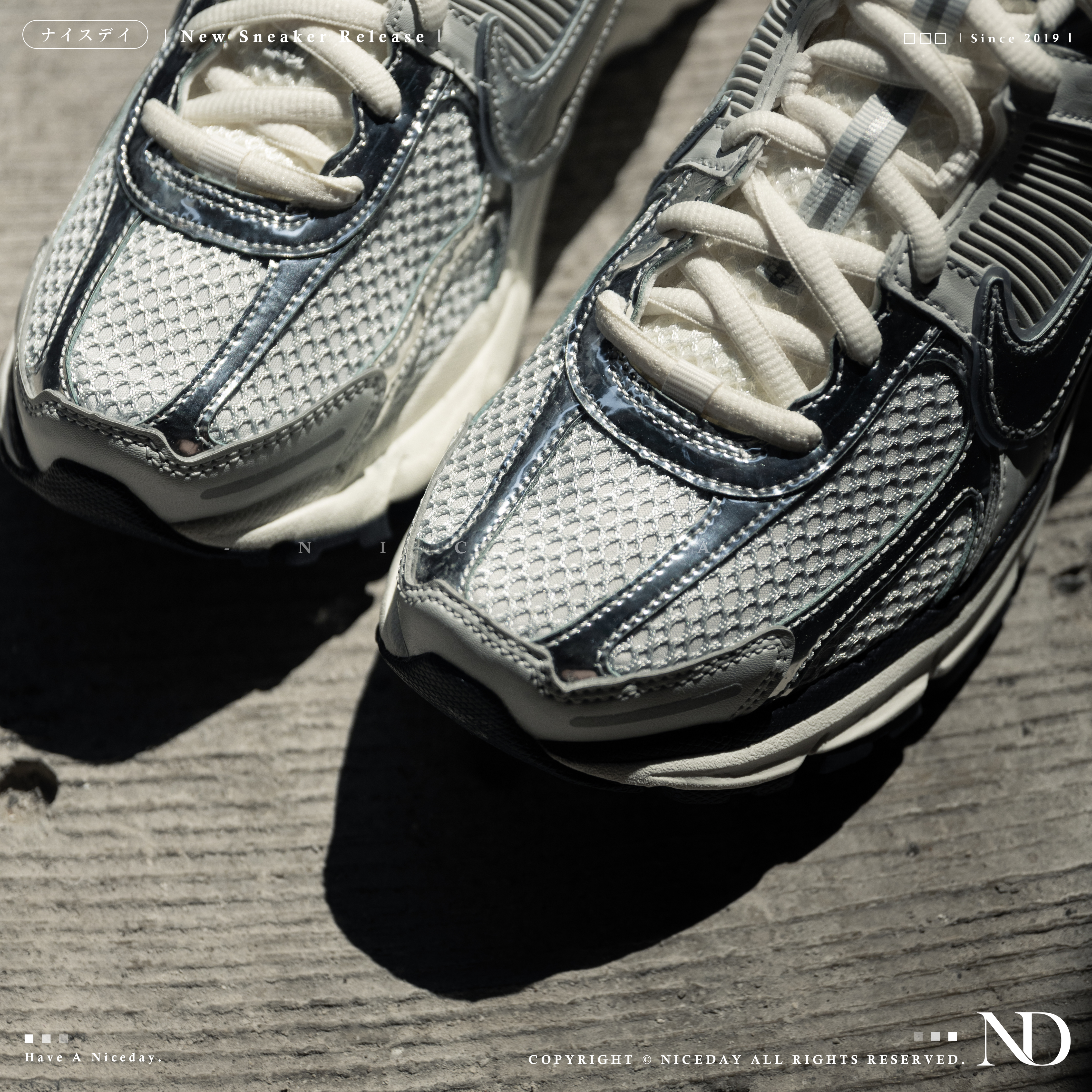 NICEDAY 代購 Nike Air Zoom Vomero 5 METALLIC SILVER 灰銀 韓國 男款 HJ3758-001