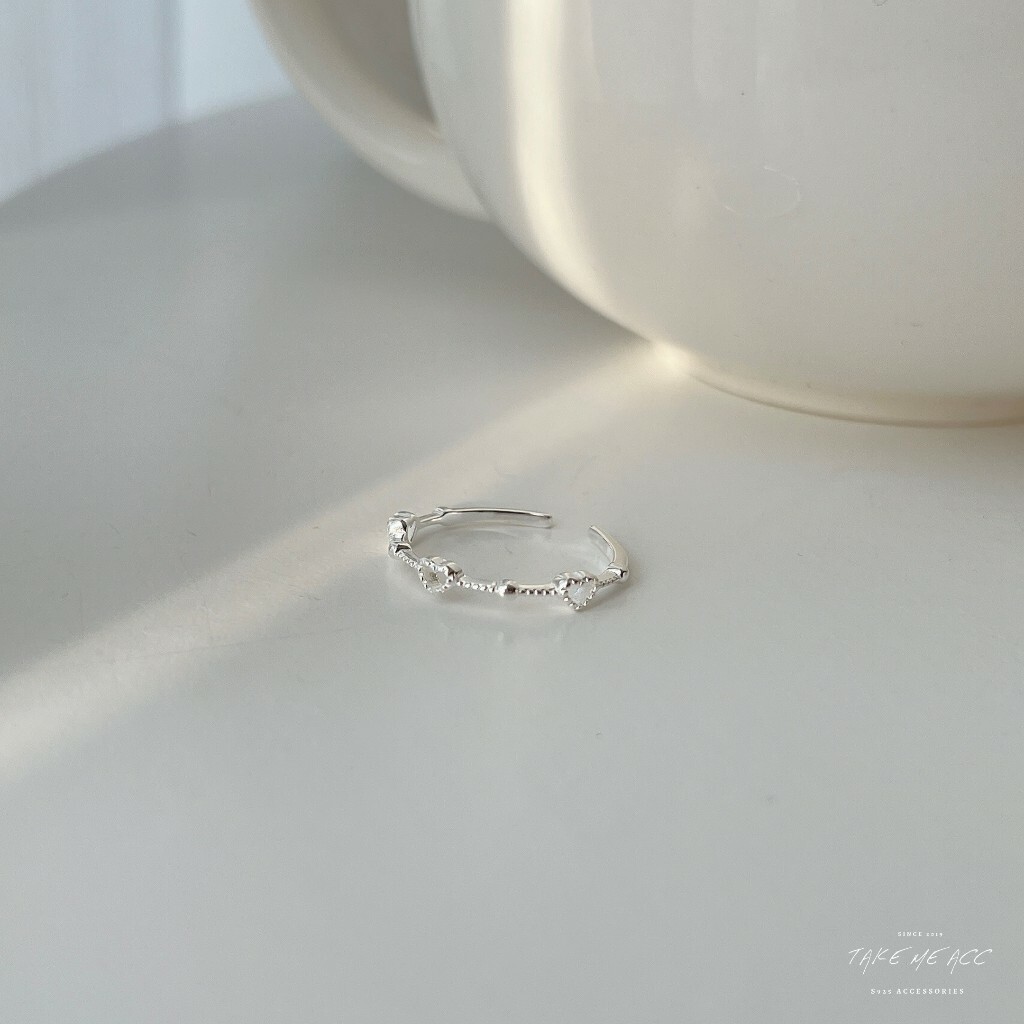 愛心細戒｜純銀戒指