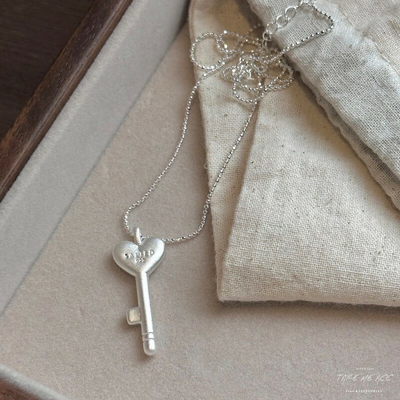 心鎖匙｜純銀項鍊