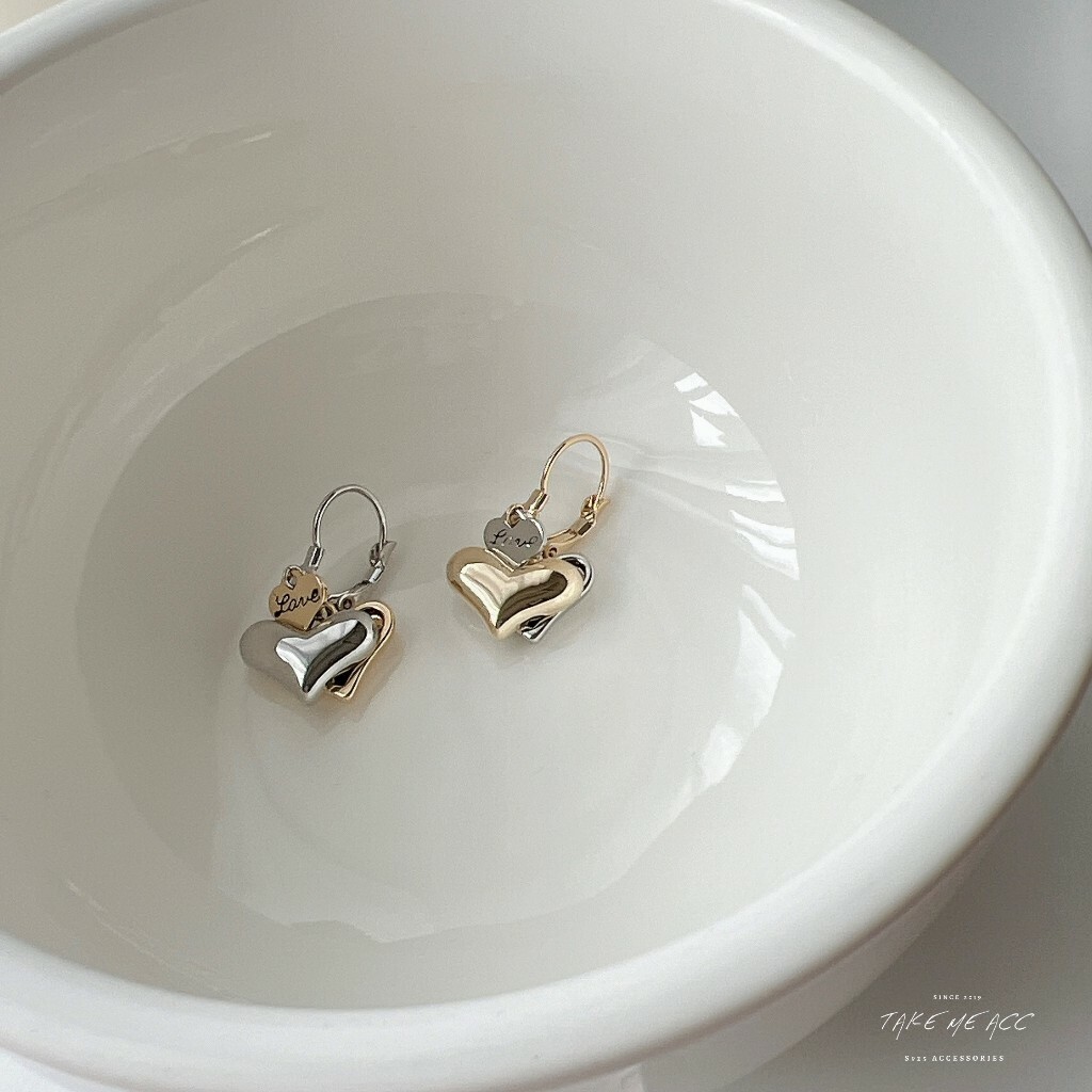 愛的總和｜純銀針耳環