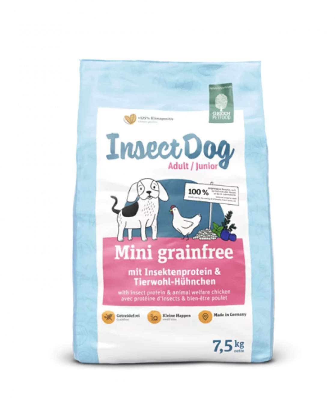 Insect Dog Mini 蟲蟲蛋白 無穀物小型犬/幼犬狗糧 (900g/7.5kg)