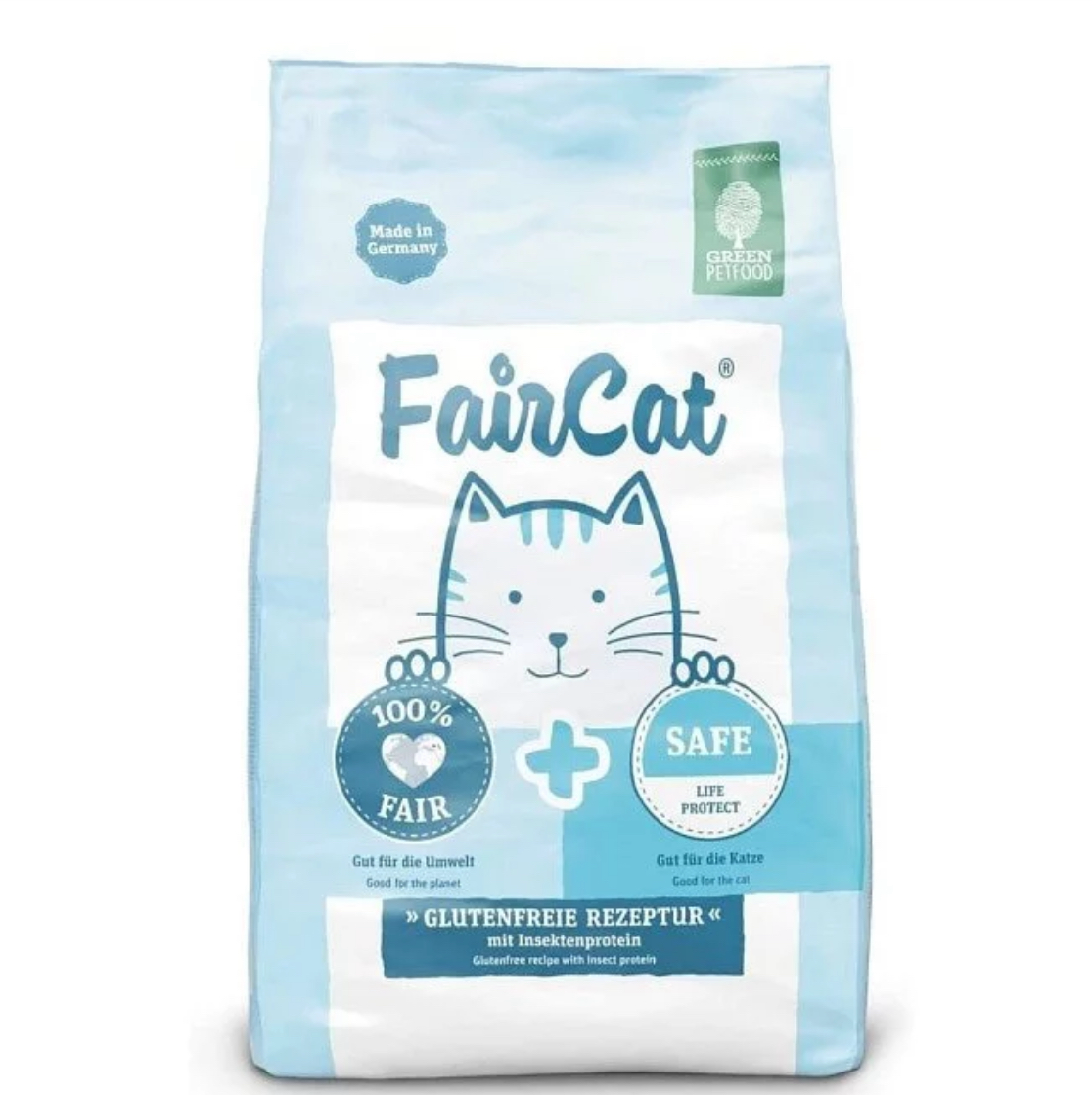 FairCat Safe 逆轉過敏貓糧 (腸胃及皮膚防敏) 無麩質 (300gx5 / 7.5kg)