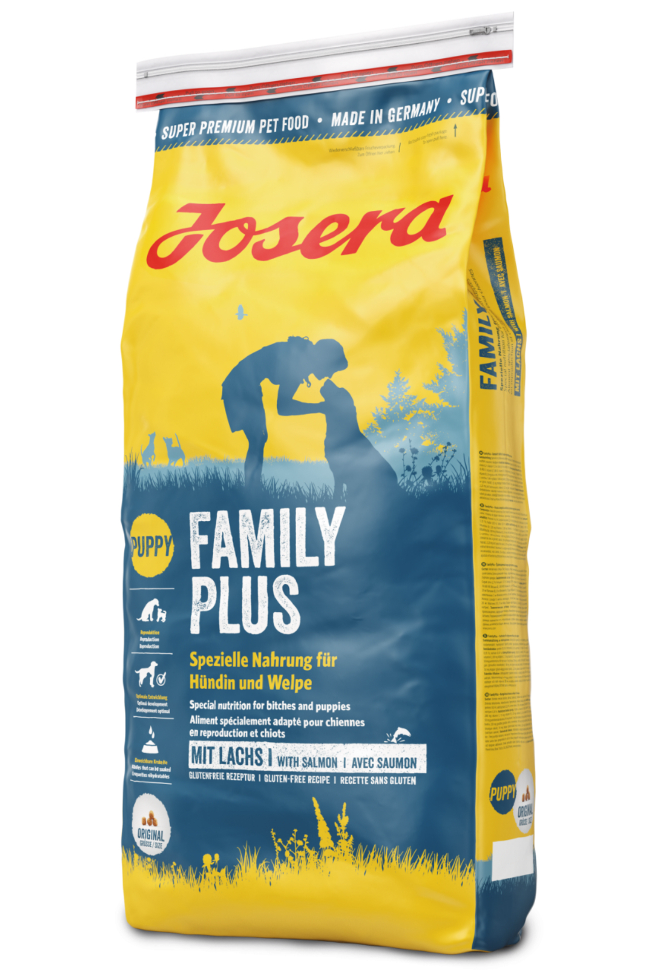 Josera德寵FamilyPlus雞肉三文魚狗糧 (細粒) 12.5kg