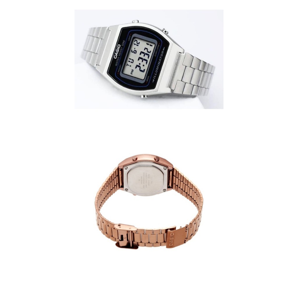 【CASIO 卡西歐】B640WD-1A 時尚簡約輕薄雅致防水電子手錶