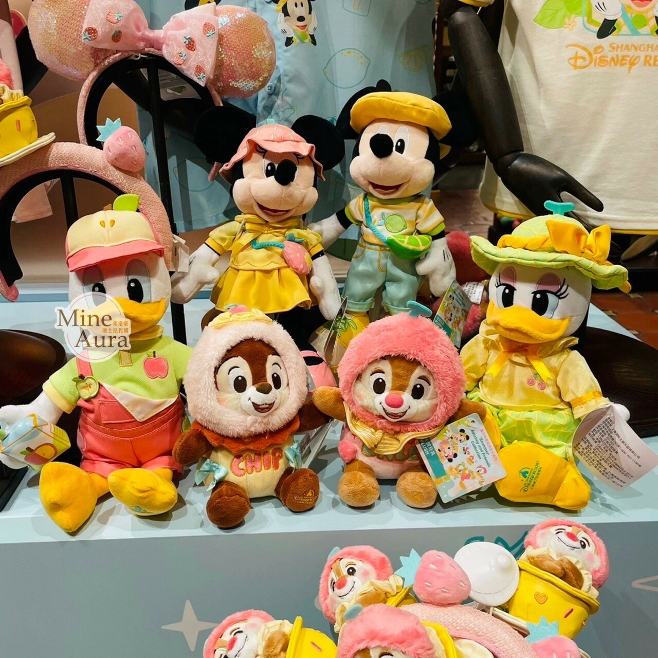(限時特價) 2024 夏日 米奇 Mickey 與好友們 米妮 Minnie 娃娃 玩偶 -上海迪士尼樂園