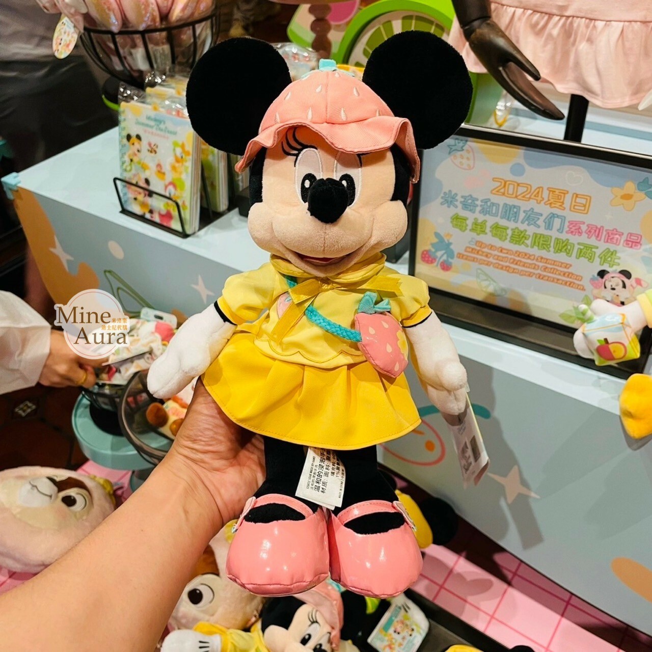 (限時特價) 2024 夏日 米奇 Mickey 與好友們 米妮 Minnie 娃娃 玩偶 -上海迪士尼樂園