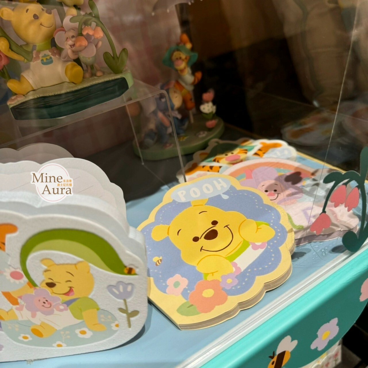 (限時特價) 2024 夏日 小熊維尼 Winnie the Pooh 造型 筆記本 記事本 5入組 -上海迪士尼樂園