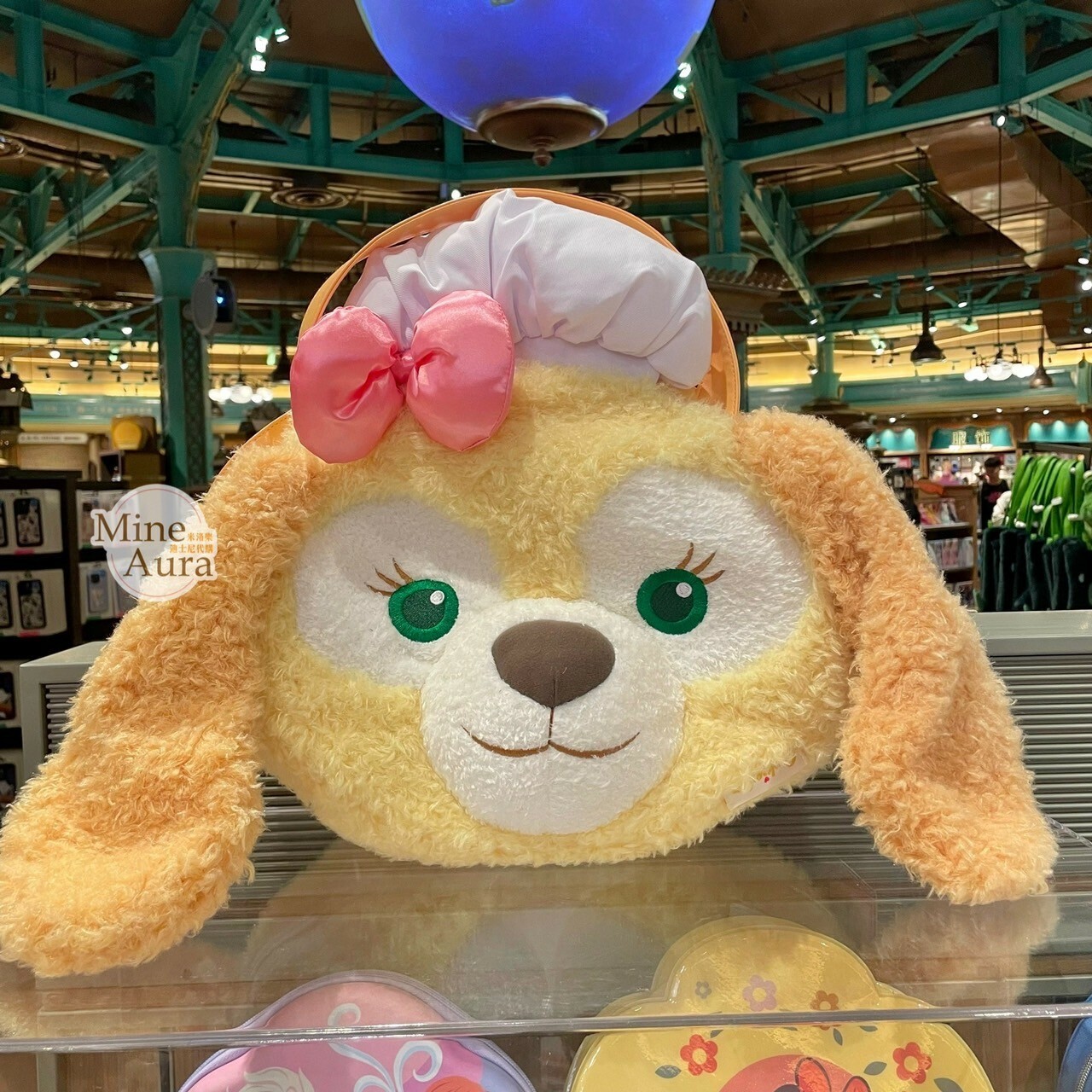 可琦安 餅乾 CookieAnn 絨毛大頭 造型 手提包 斜背包 -上海迪士尼樂園