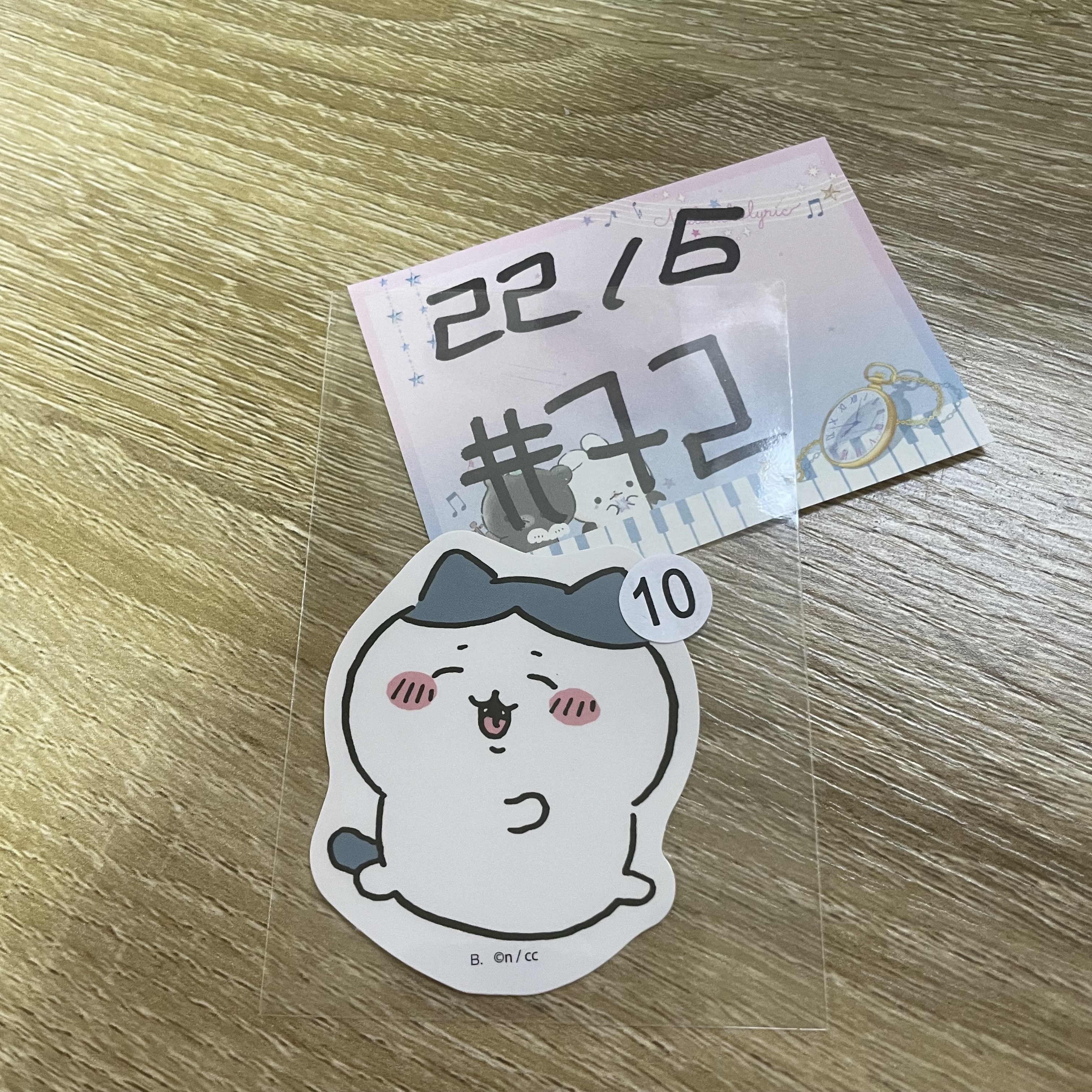 CHIIKAWA   八字貓 貼紙#72