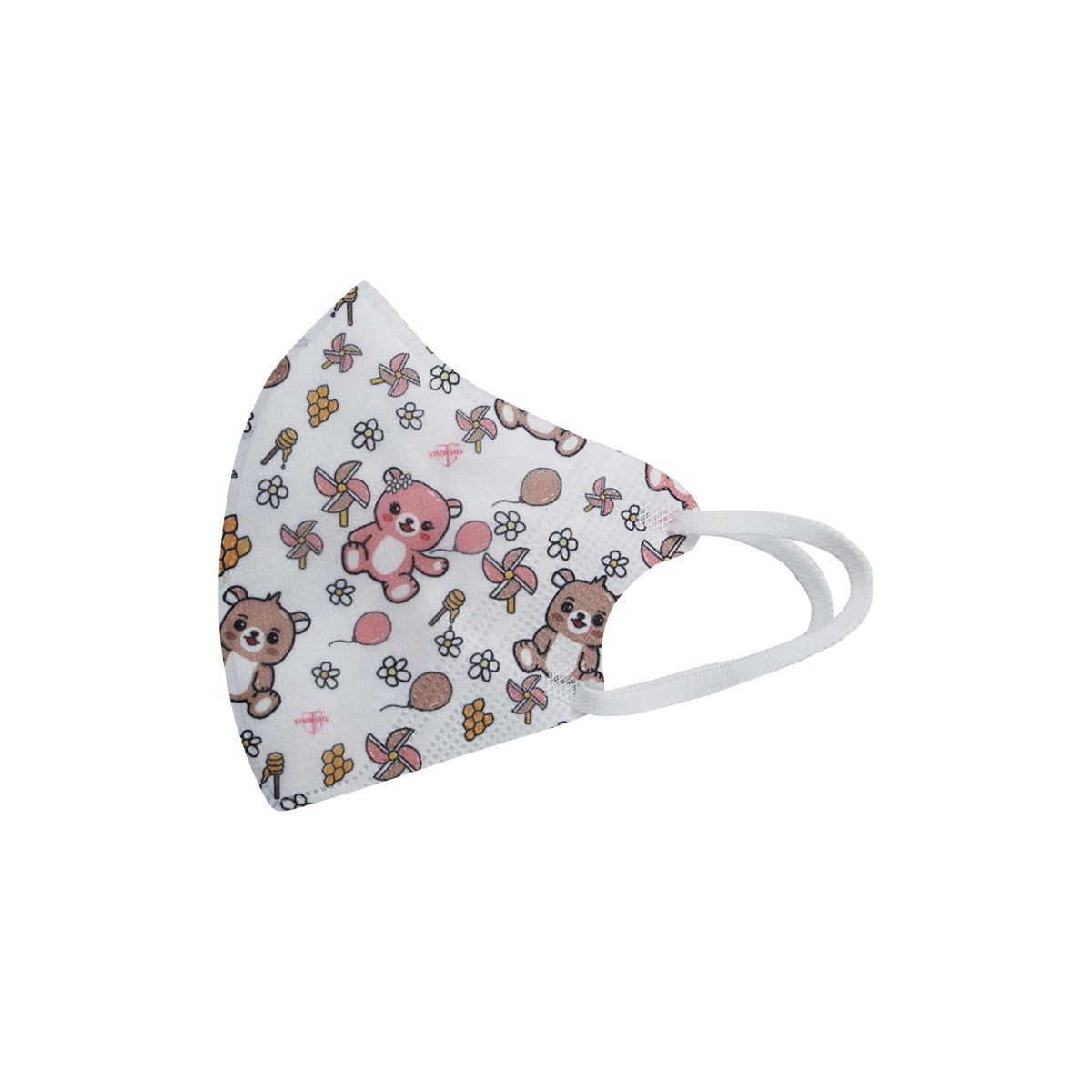 【蘭徹斯特奇遇記系列】3D立體彈力耳繩卡通口罩 (Little Bear) 小童十片獨立包裝