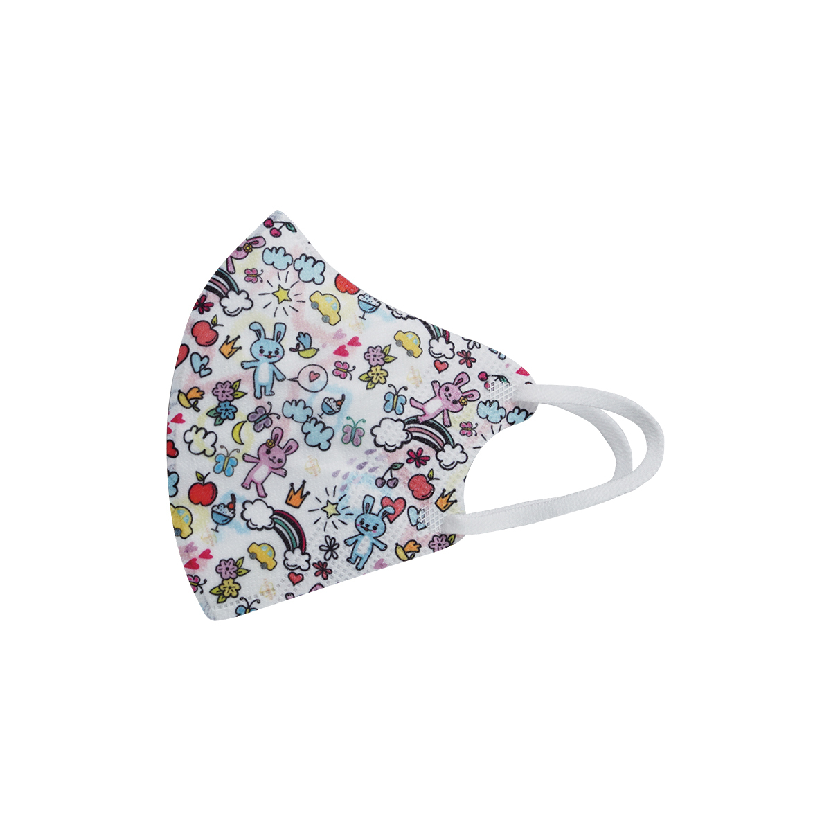 【蘭徹斯特奇遇記系列】3D立體彈力耳繩卡通口罩 (Mixed Rabbit) 小童十片獨立包裝