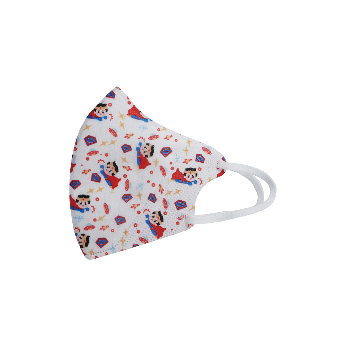 【蘭徹斯特奇遇記系列】3D立體彈力耳繩卡通口罩 (Superman) 小童十片獨立包裝