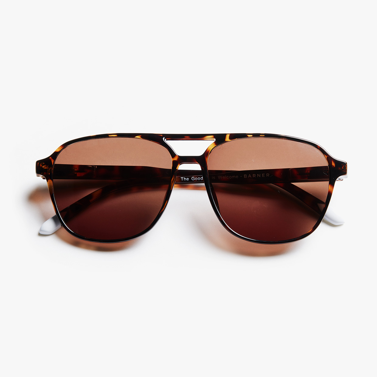 BARNER | Brad Glossy - Tortoise Sunglasses