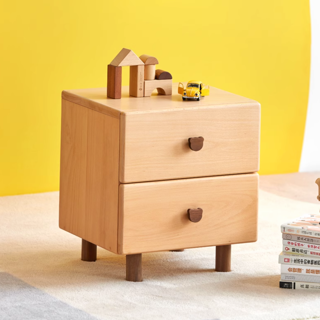 艾勒雙抽床頭櫃 AL-E2023